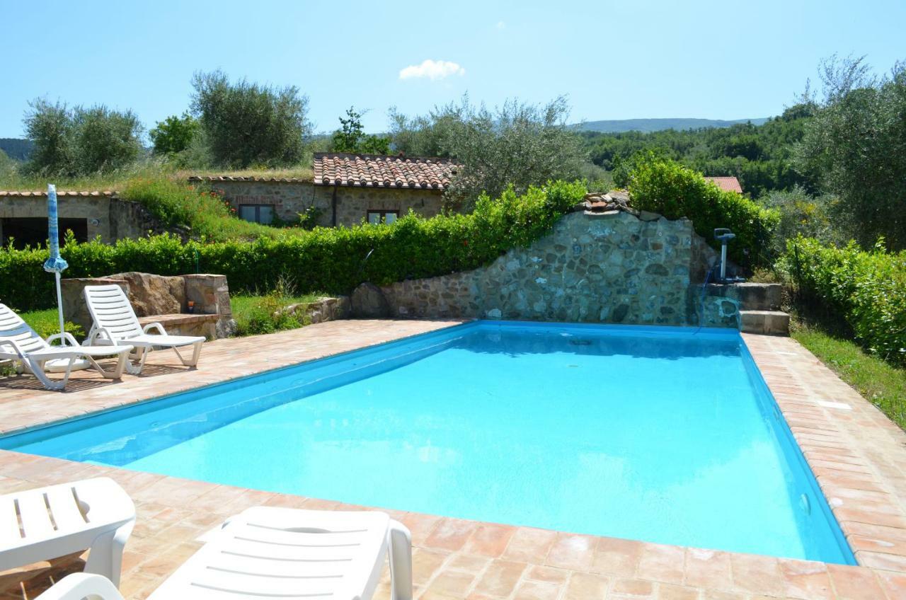 La Casina Degli Olivi Pensionat Seggiano Exteriör bild